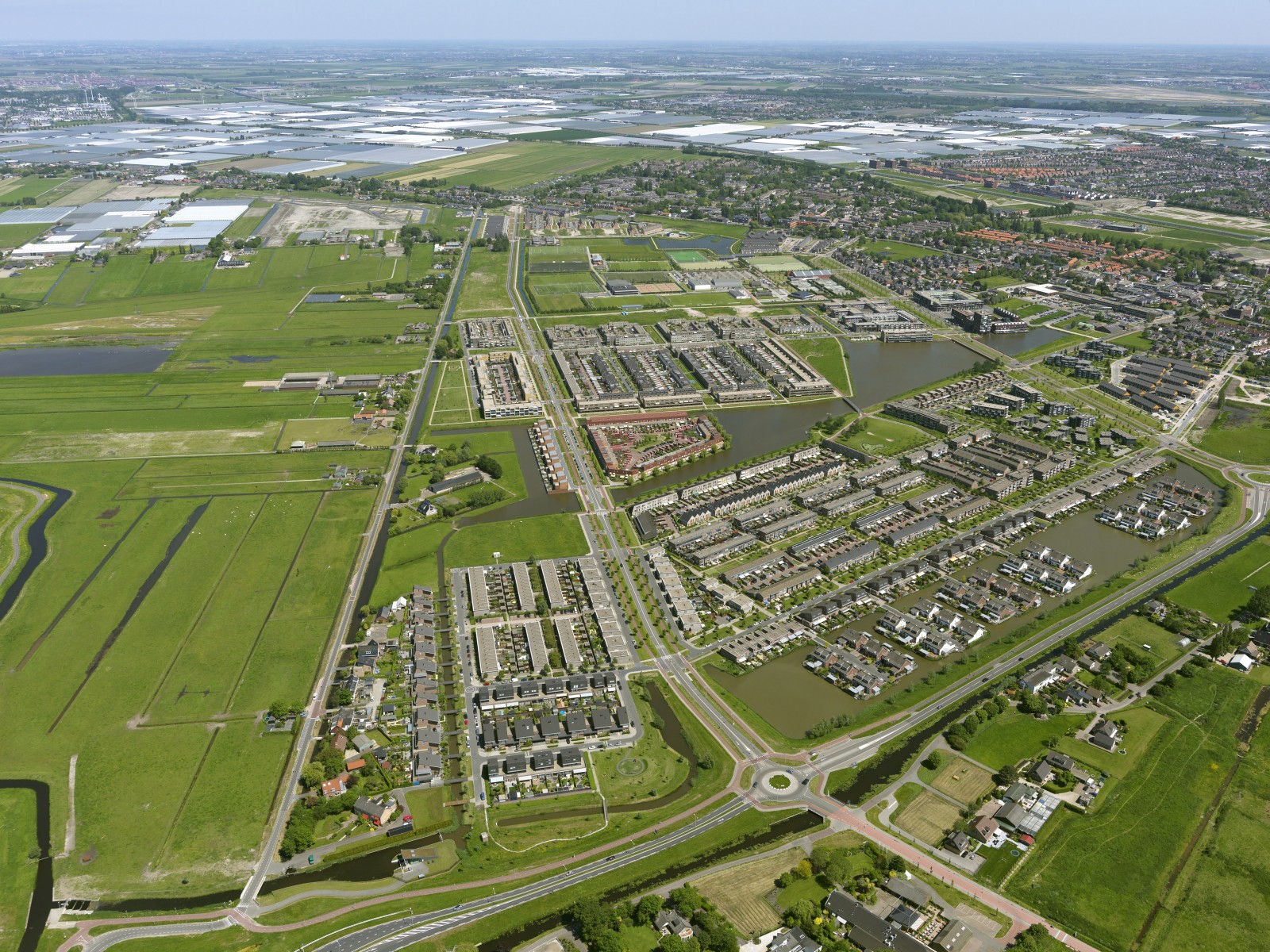 Meerpolder in vogelvlucht, Berkel en Rodenrijs